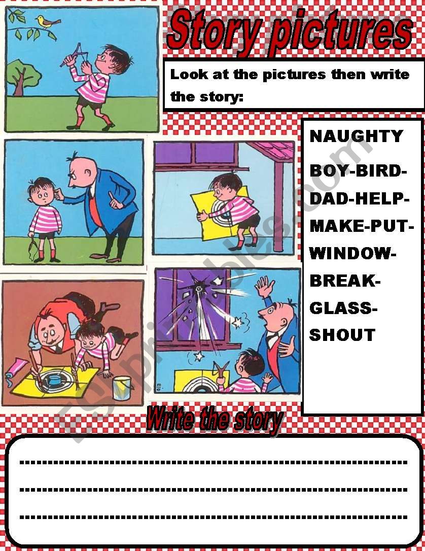 STORY PICTURES worksheet