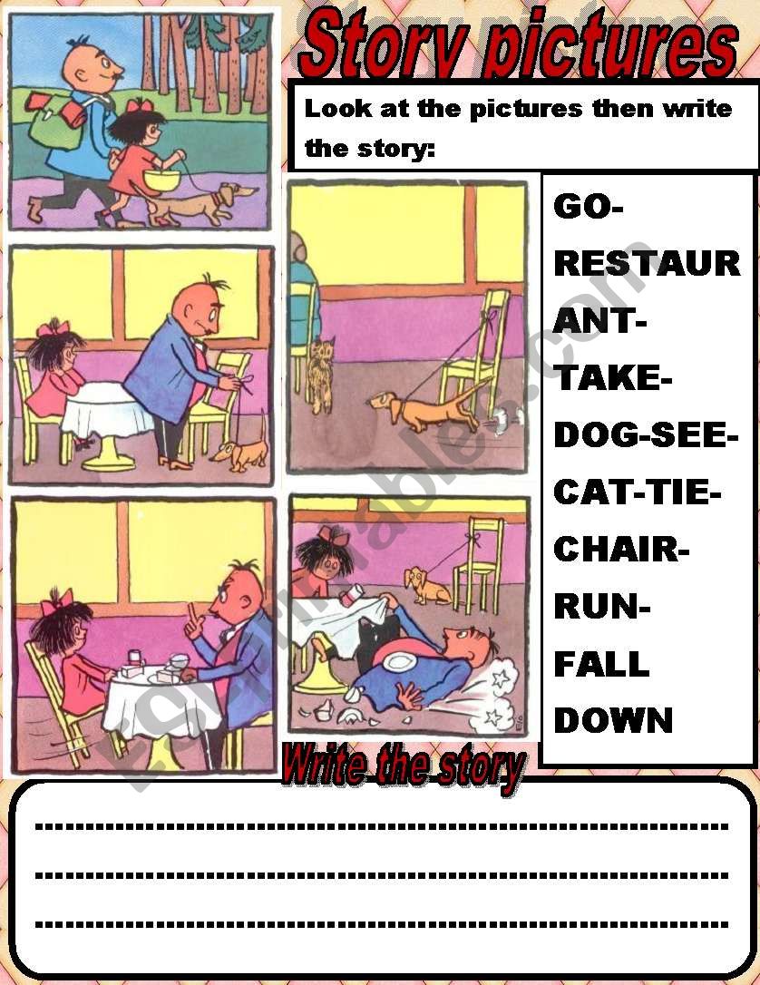 STORY PICTURES worksheet