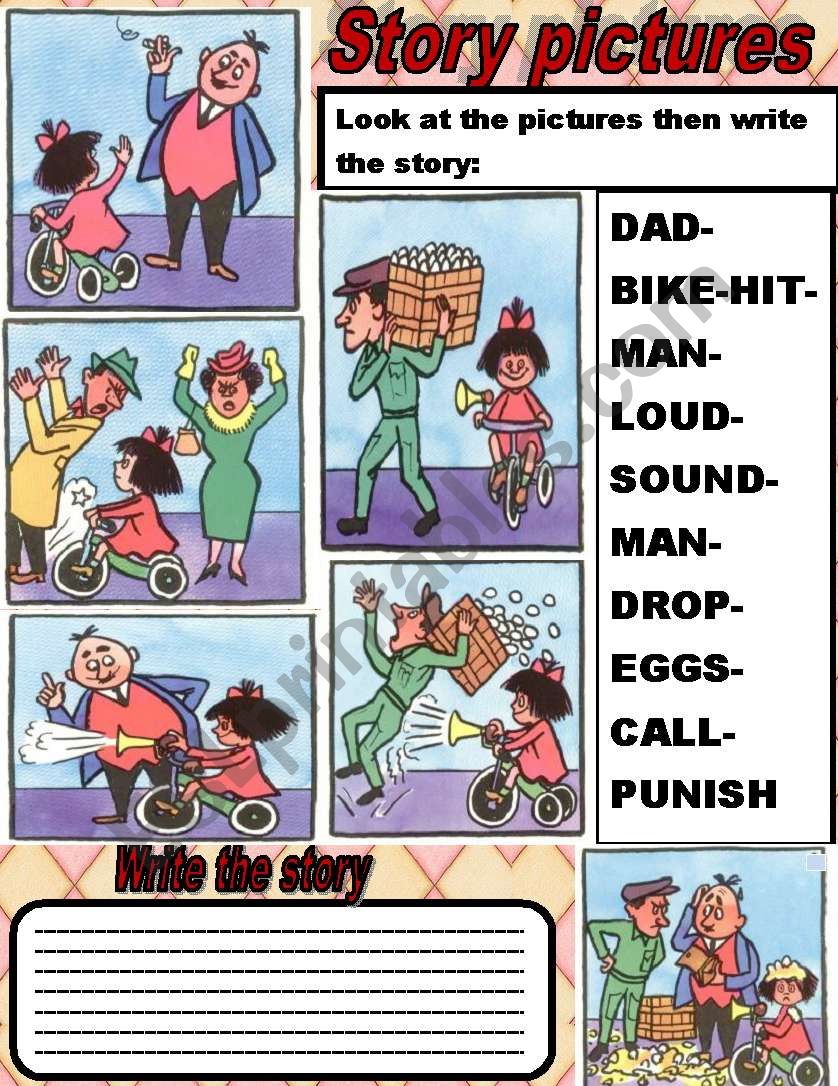 STORY PICTURES worksheet