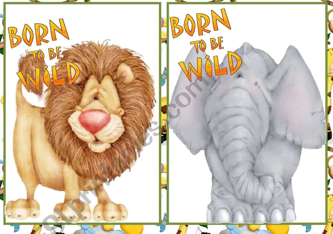 BORN TO BE WILD worksheet