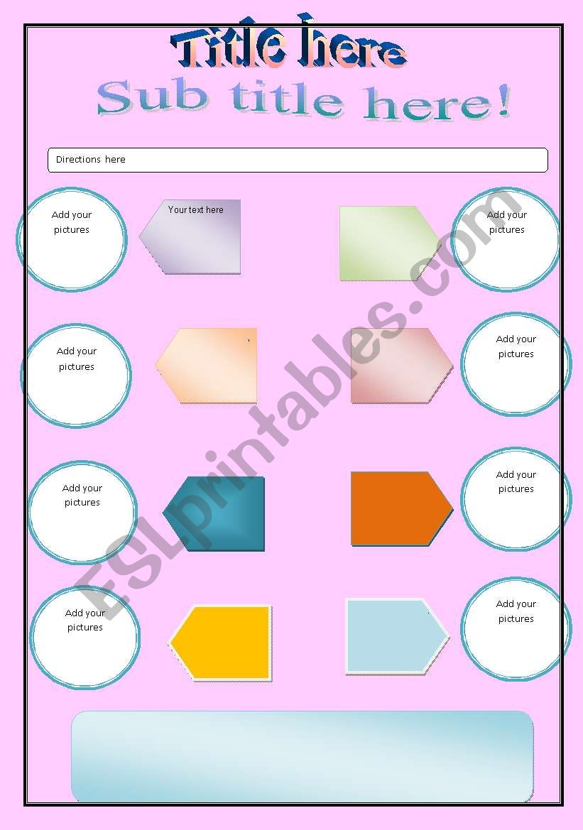 template for definitions worksheet