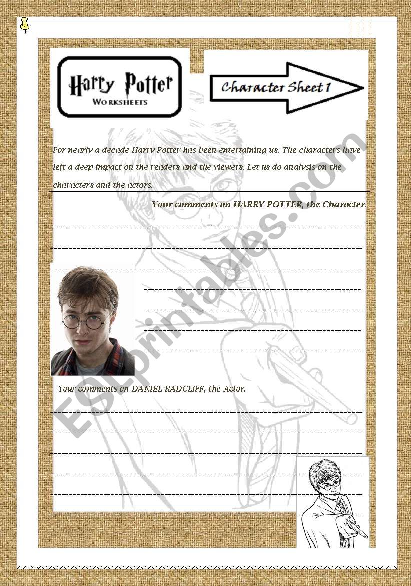 Harry Potter Series 2 worksheet