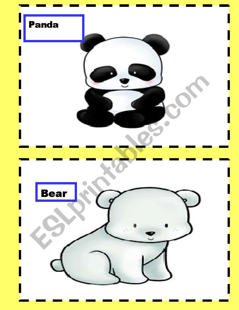 animal poster worksheet