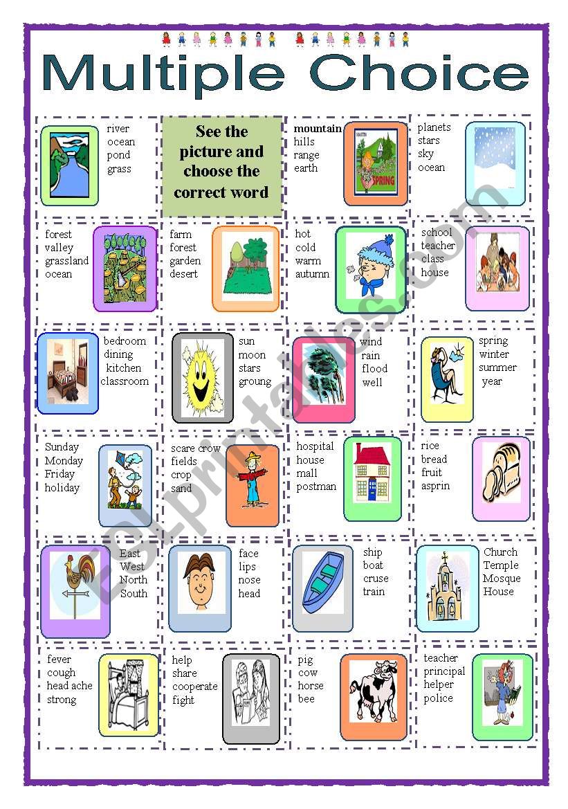 Point Of View Multiple Choice Worksheet