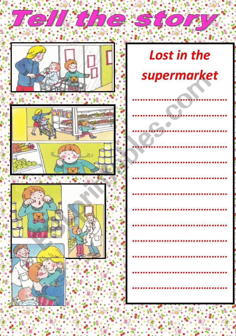 story pictures worksheet