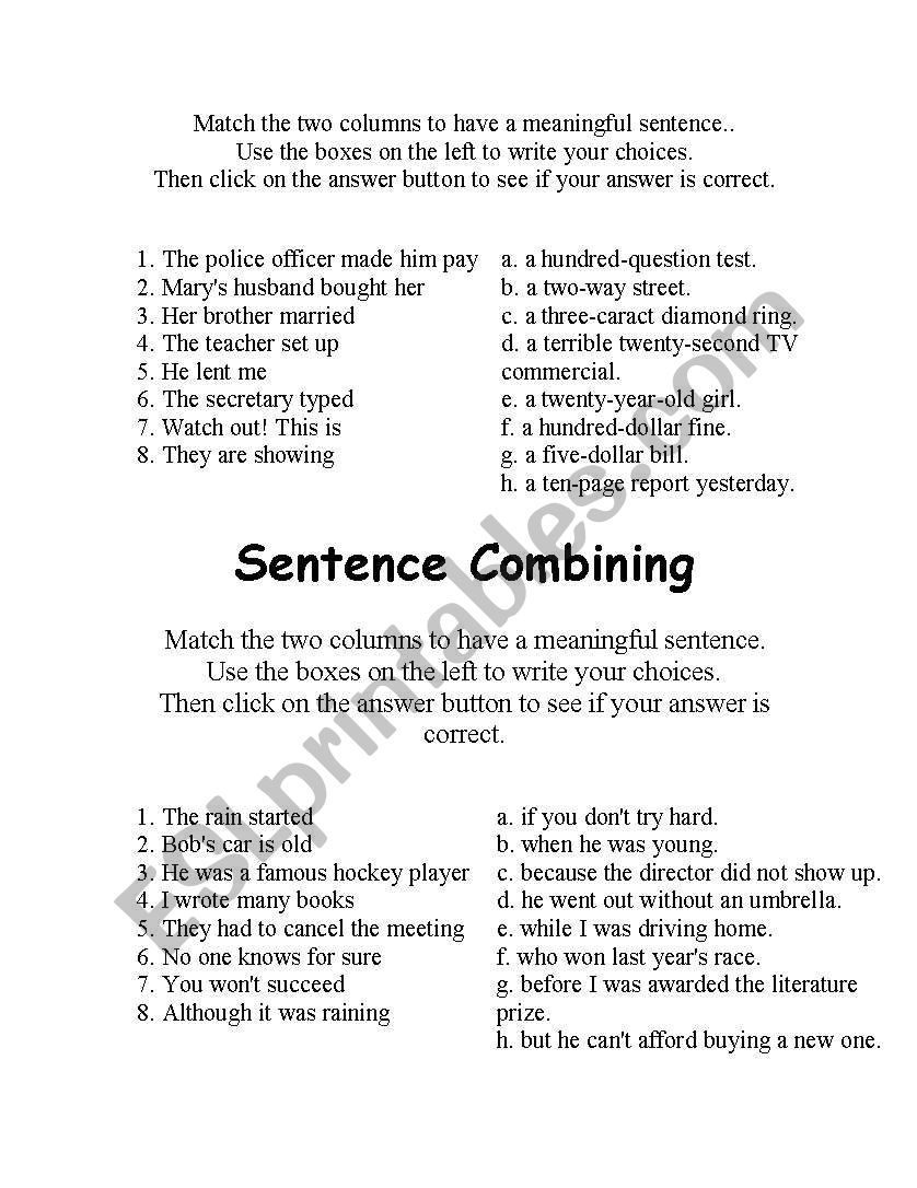 esl reading comprehension worksheet