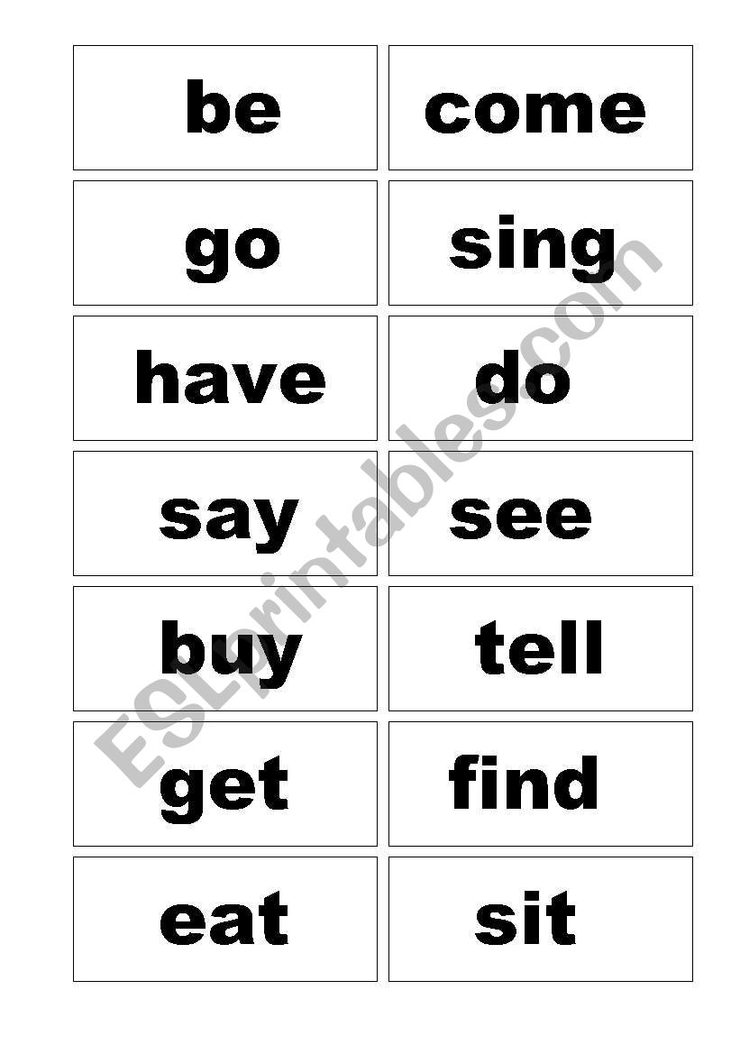 Verbs Simple Past worksheet