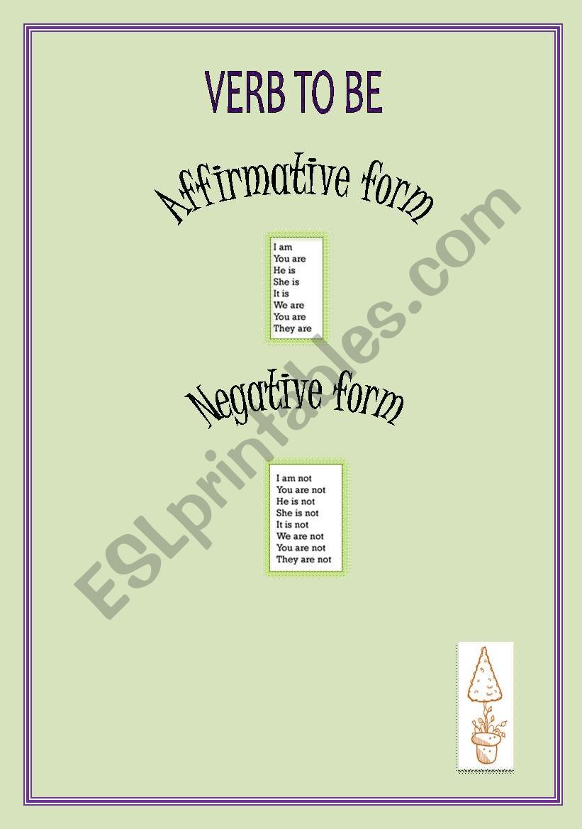 Verb to be worksheet