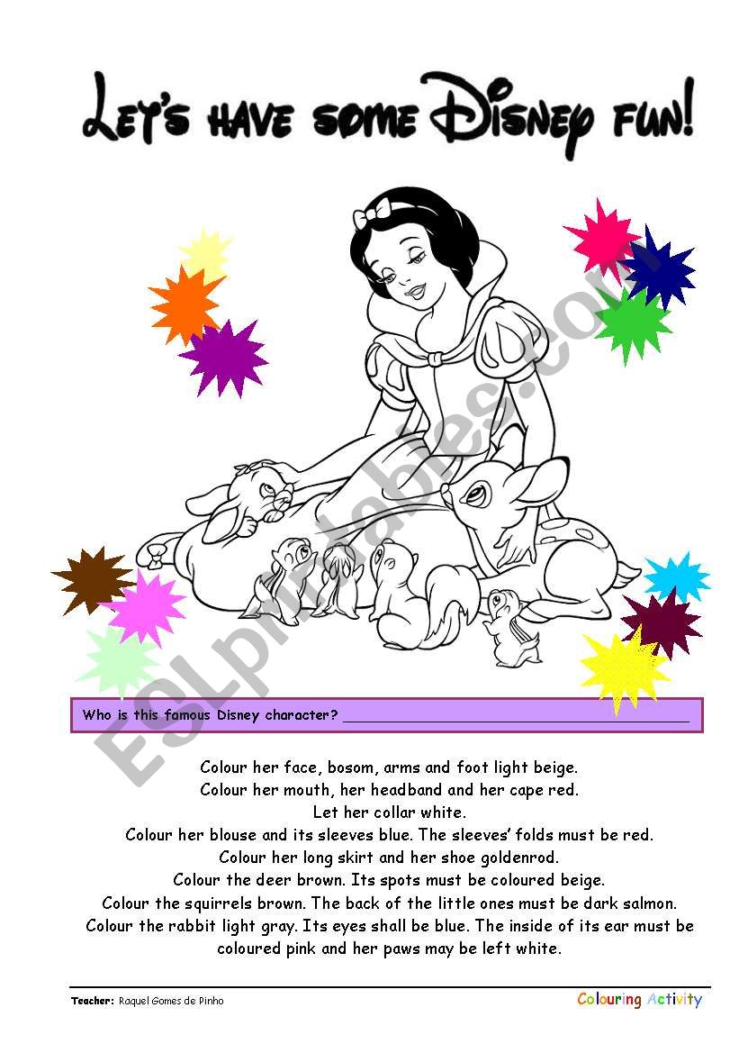 Coloring Printables ::: Snow White