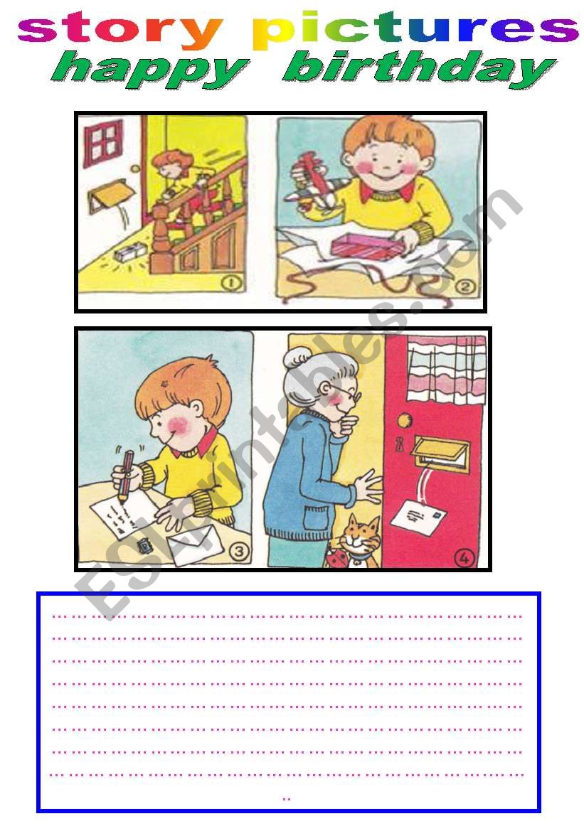 story pictures worksheet