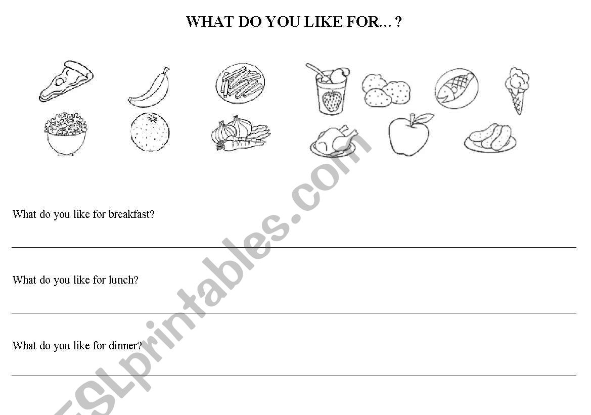 What do you like for breakfast?