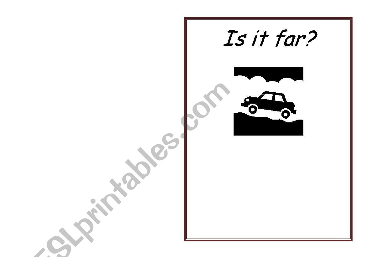 Is it far? worksheet