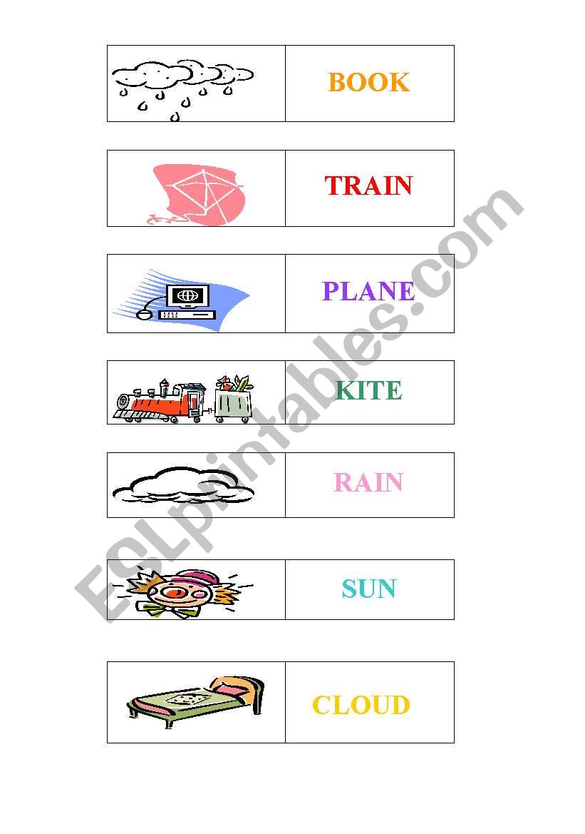 FUNNY DOMINOES SET 2 worksheet