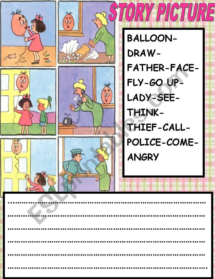 STORY PICTURES worksheet