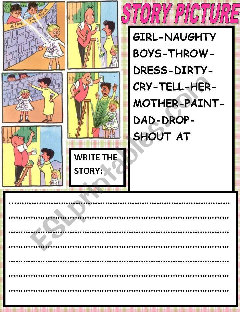 STORY PICTURES worksheet