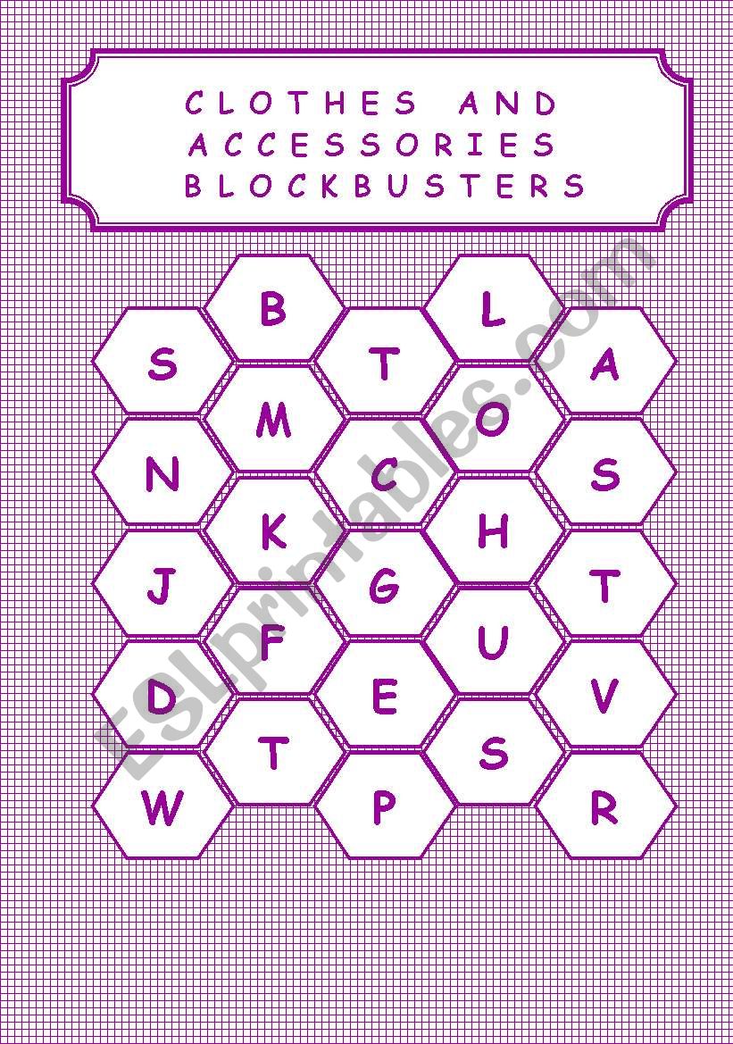 CLOTHES AND ACCESSORIES - BLOCKBUSTERS
