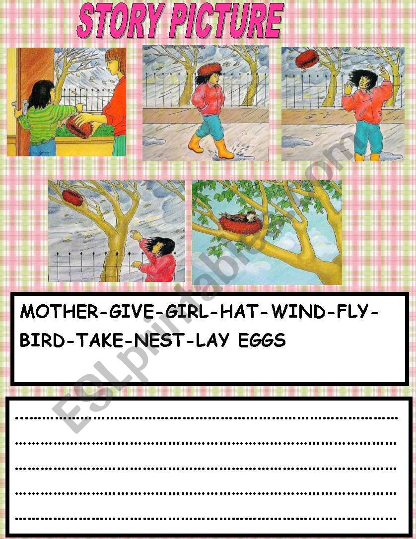 STORY PICTURES worksheet