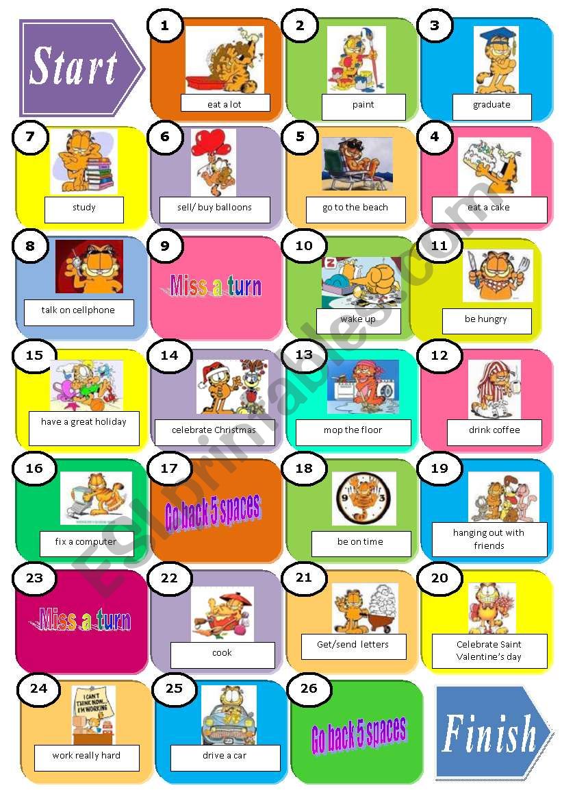 Garfield actions boardgame (28.07.2011)