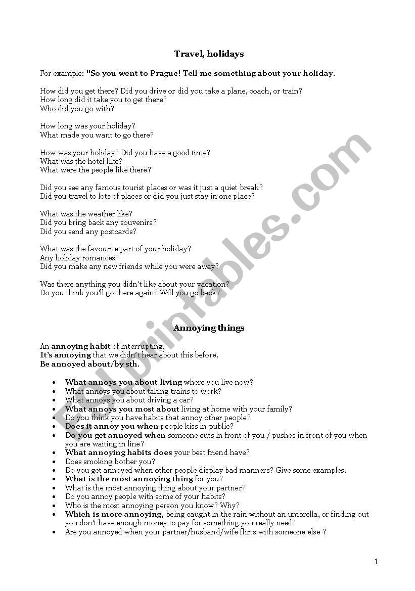 Speaking_Conversation worksheet