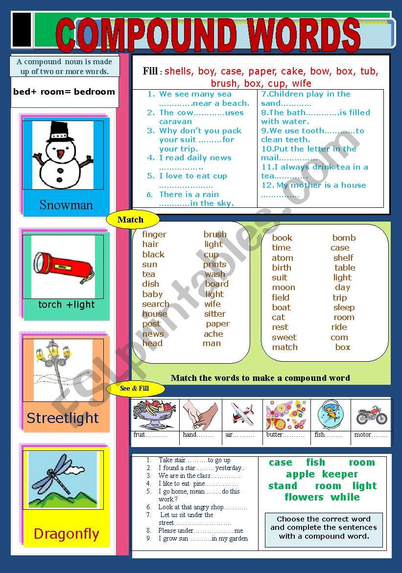 Compound Words worksheet