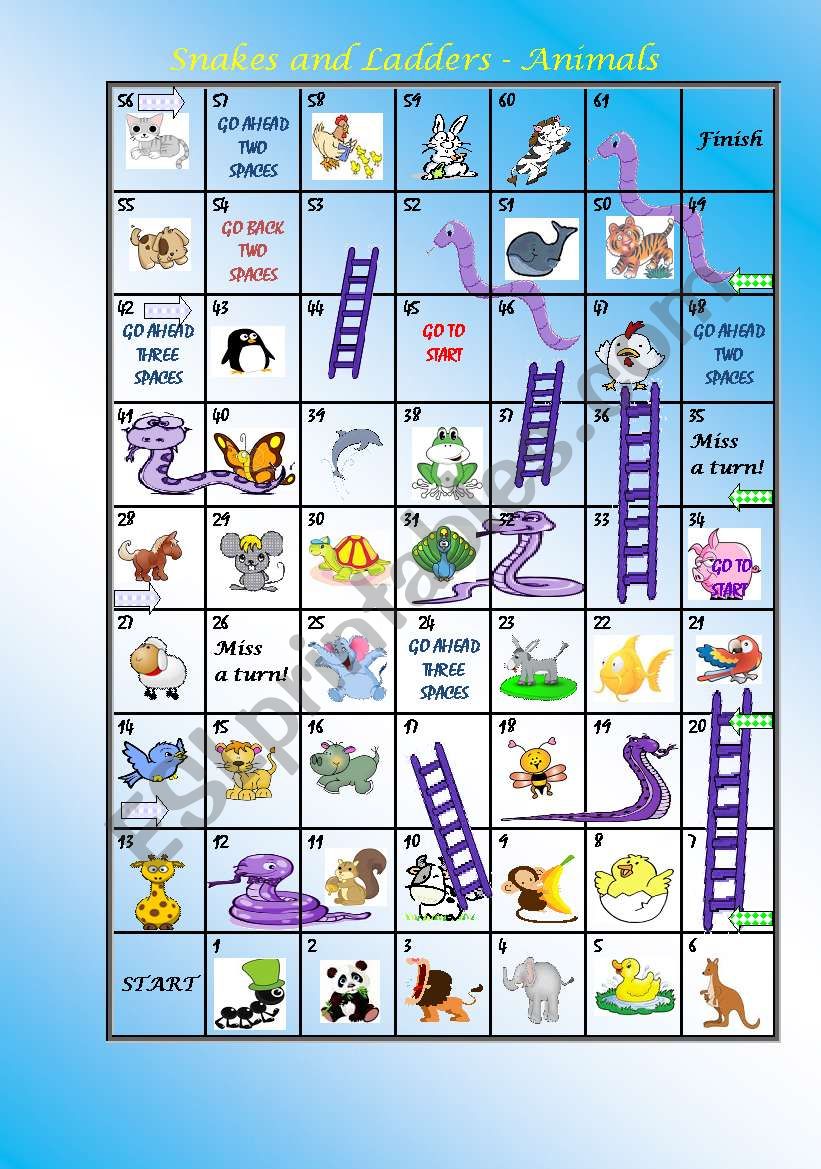 ANIMALS worksheet