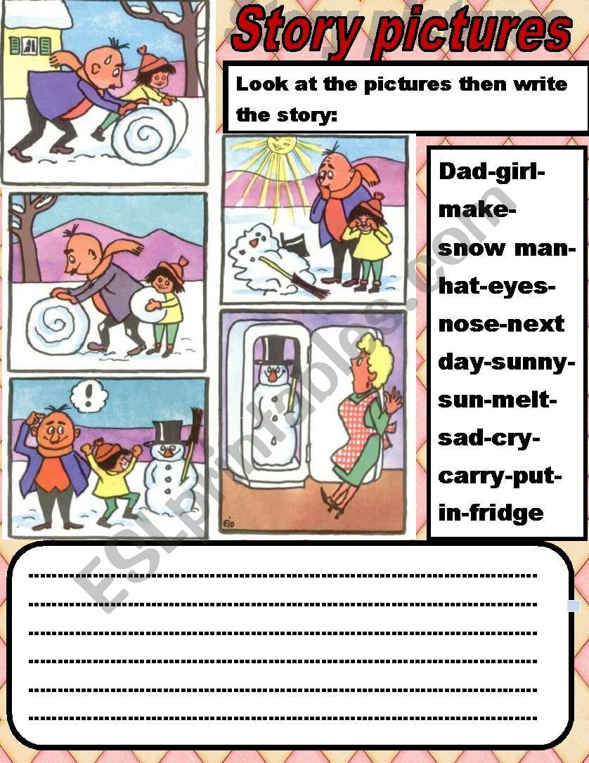 STORY PICTURES worksheet