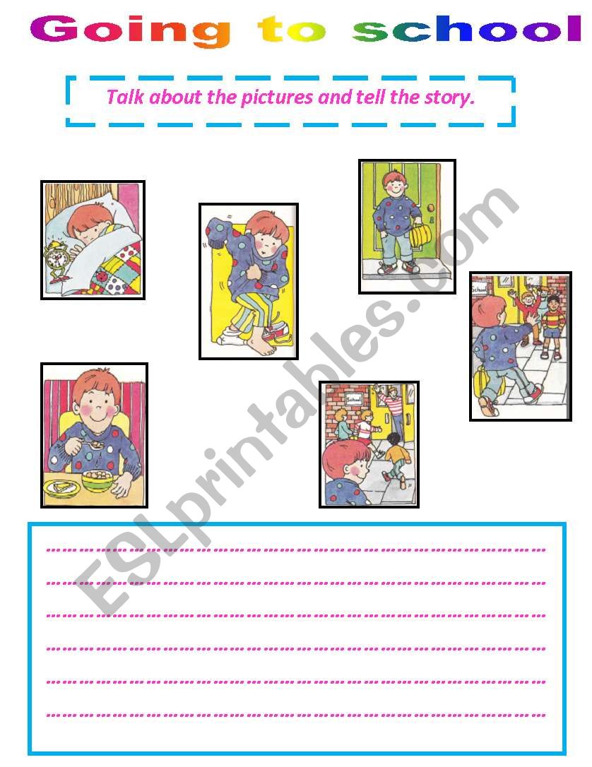 story pictures worksheet