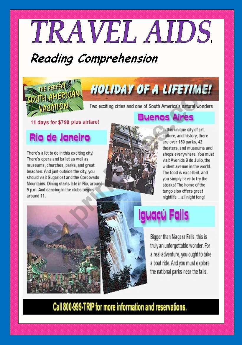 travel reading comprehension