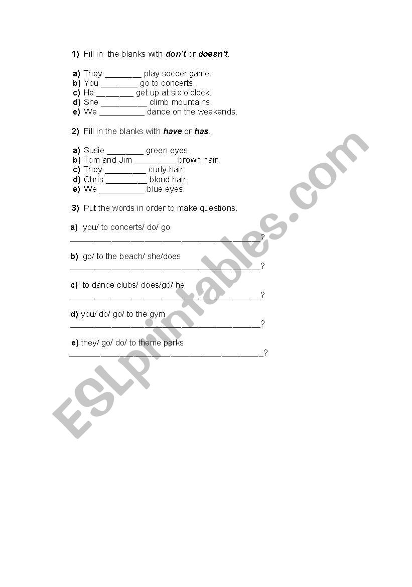 wh words worksheet