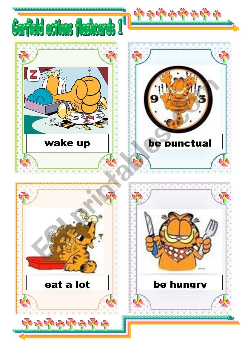Garfield actions flashcards 1 (31.07.2011)