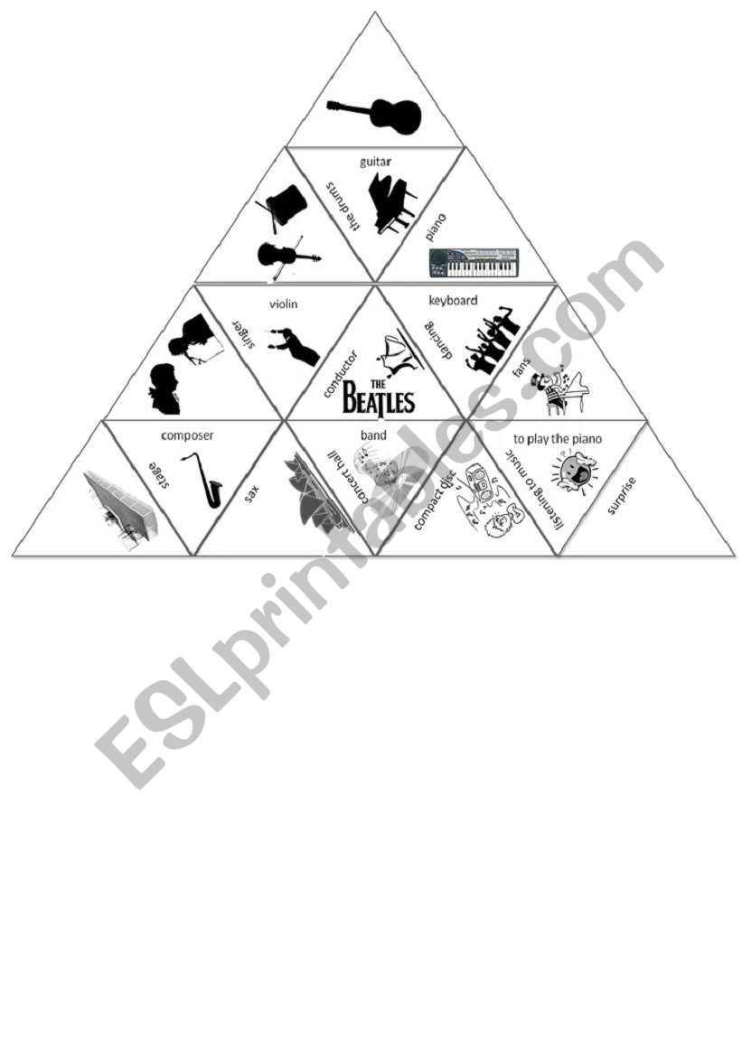 Musical instruments worksheet