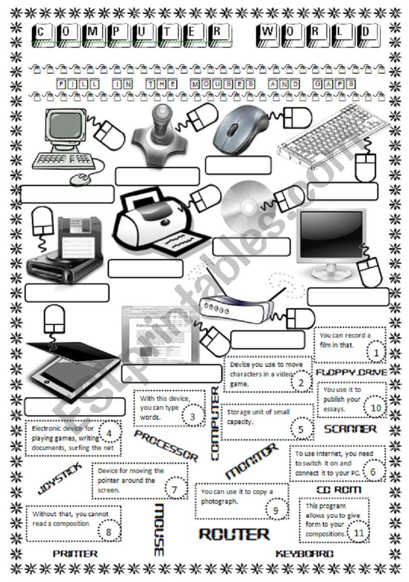 COMPUTER WORLD worksheet