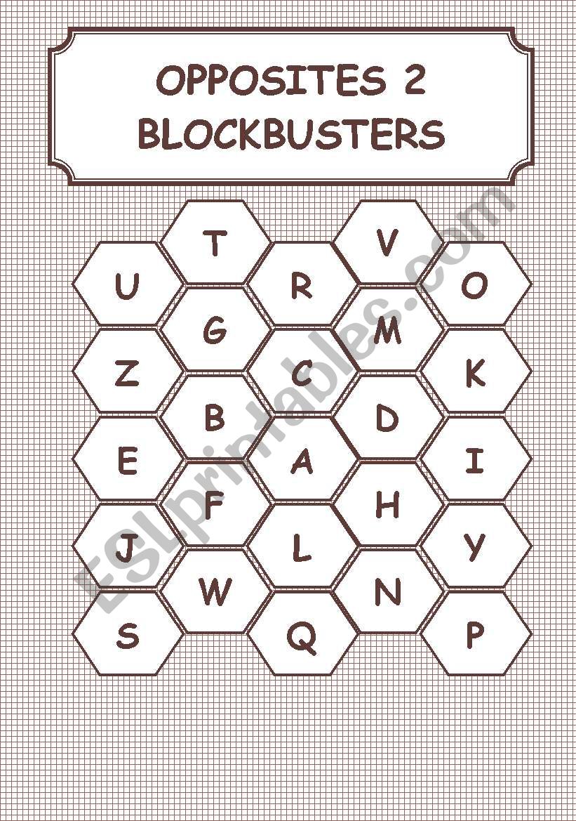 opposite-verbs-blockbusters-esl-worksheet-by-flo2106