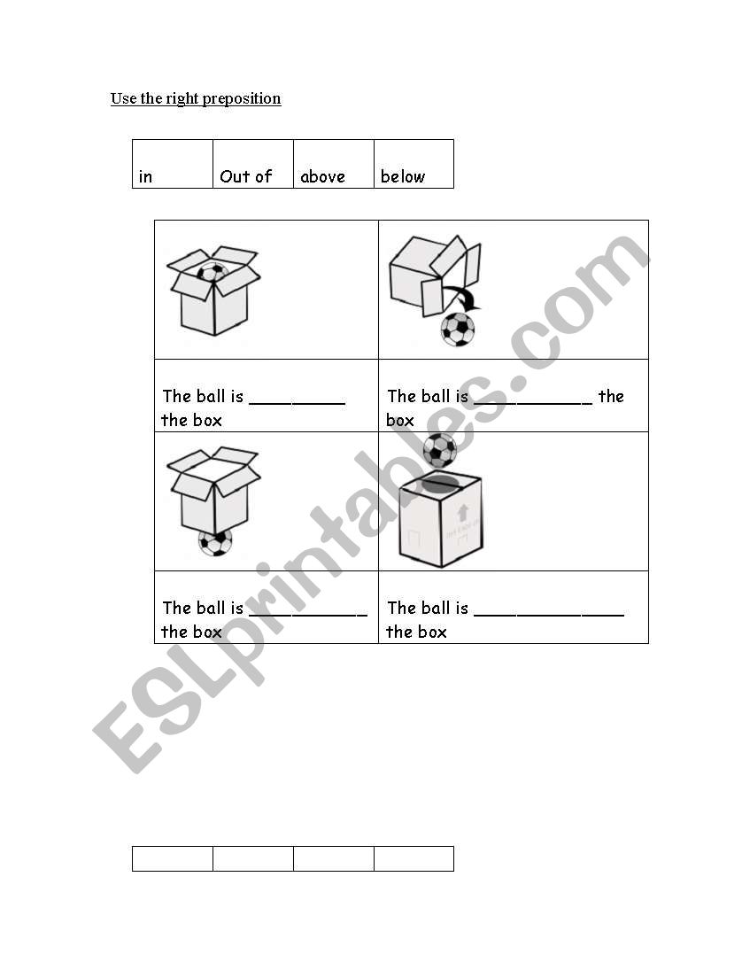 preposition worksheet worksheet