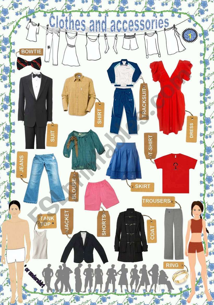 Clothes and accessories - Poster (1/3)