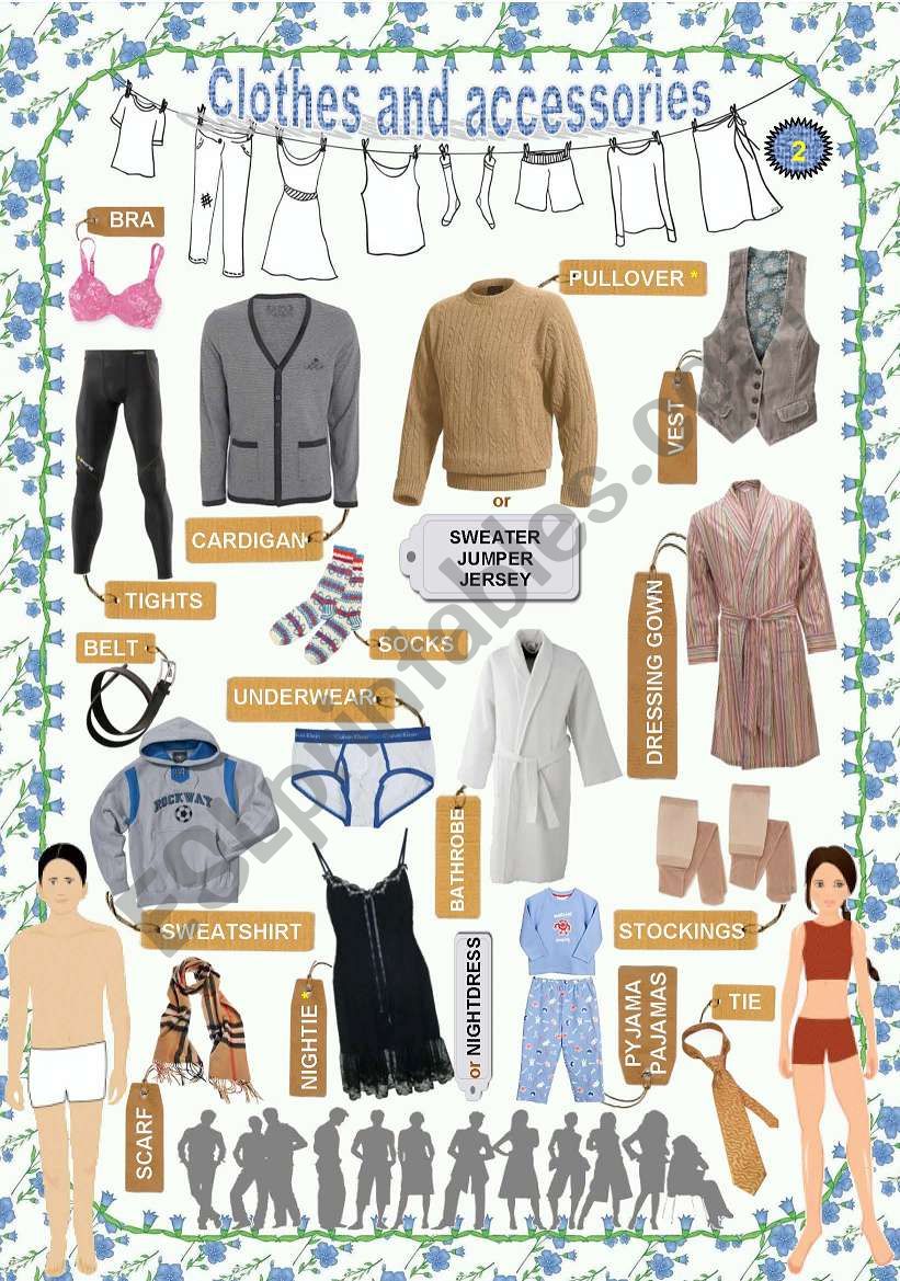 Clothes and accessories - Poster 2/3
