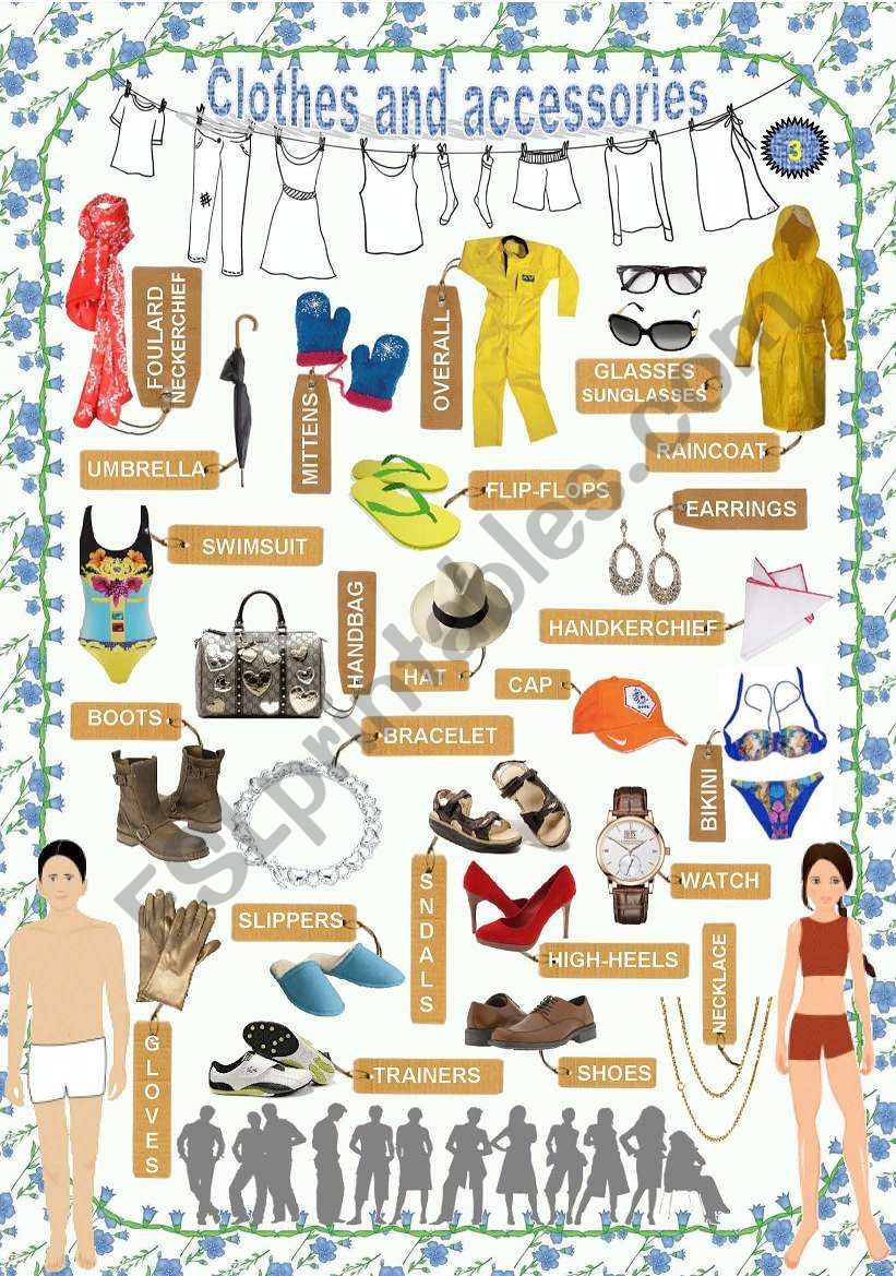 Clothes and accessories - Poster 3/3