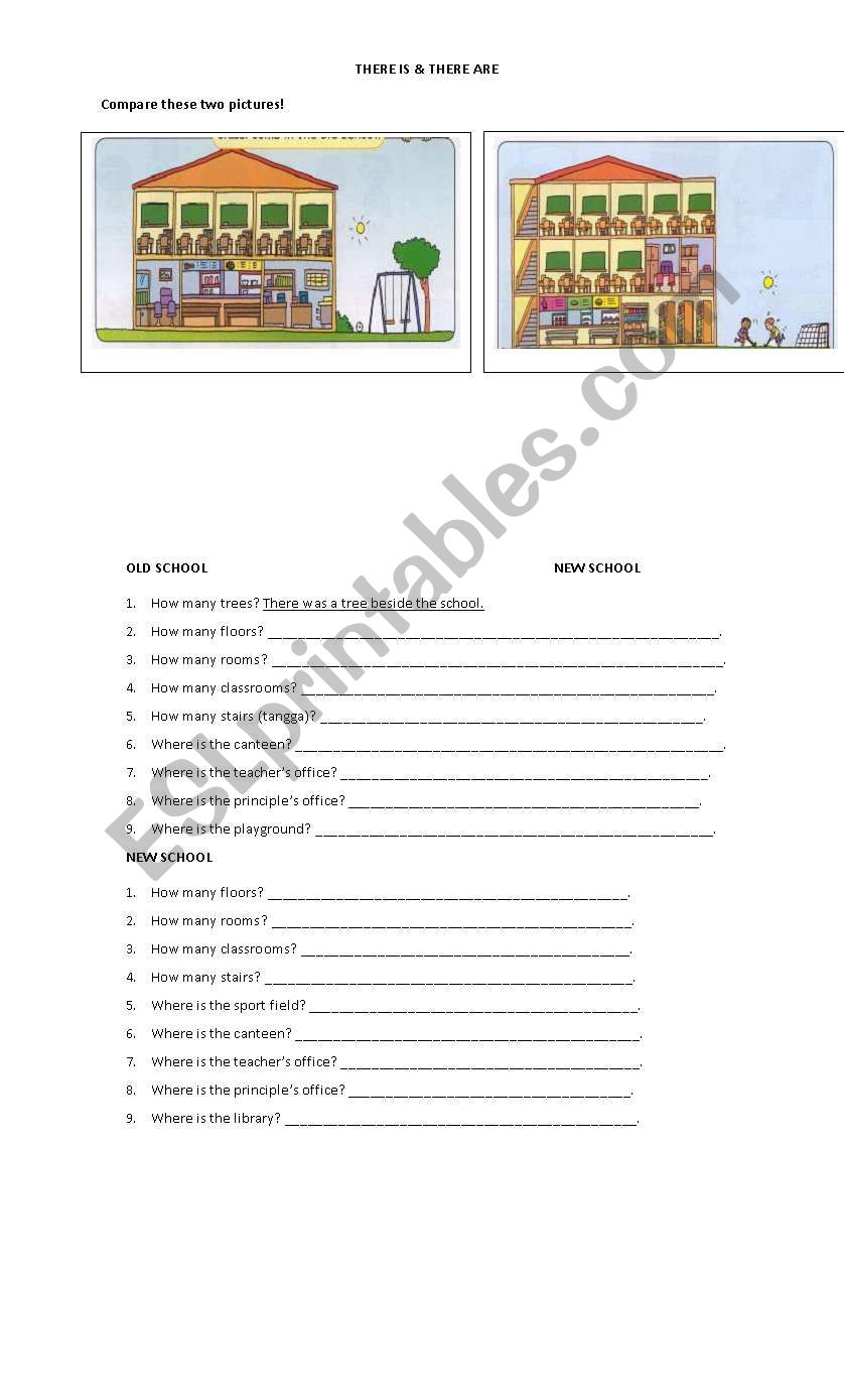 There are & There is worksheet