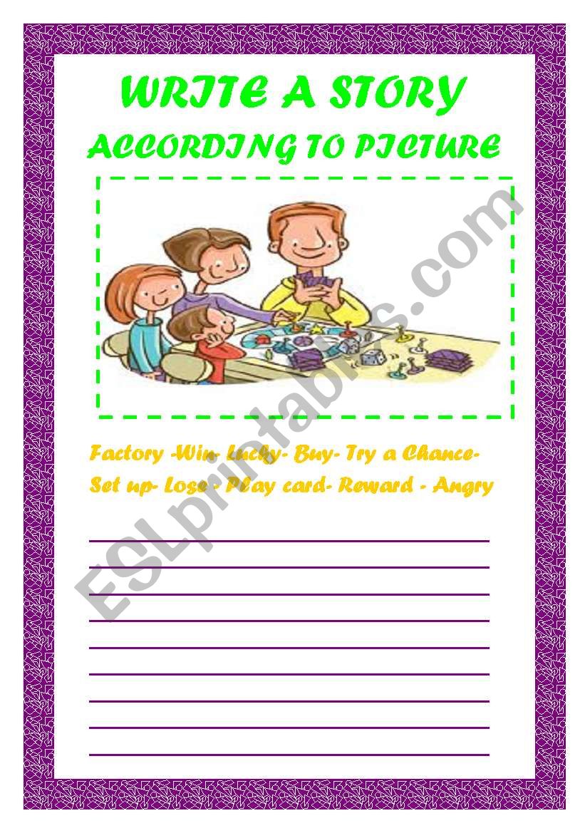 Write a story worksheet