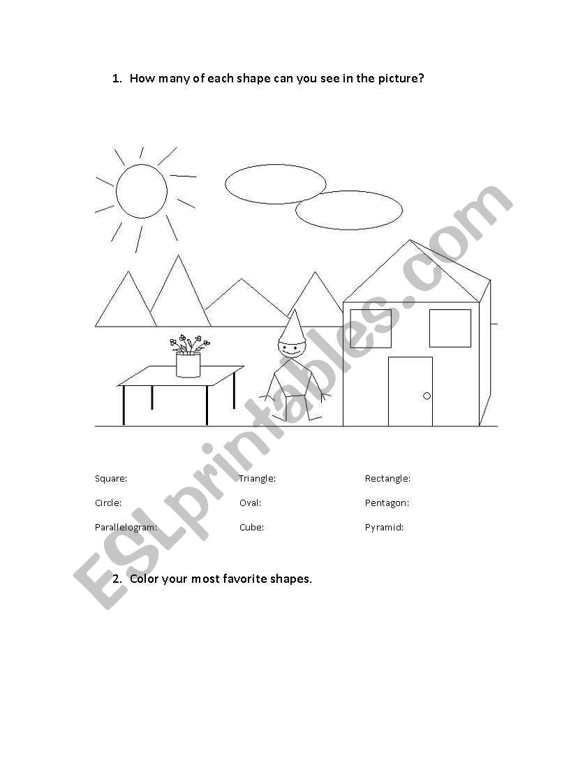 Geometry worksheet