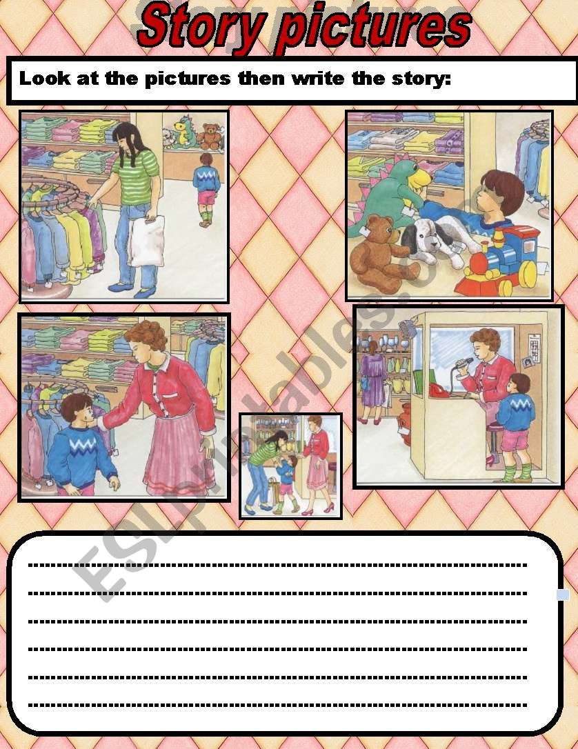 STORY PICTURES worksheet