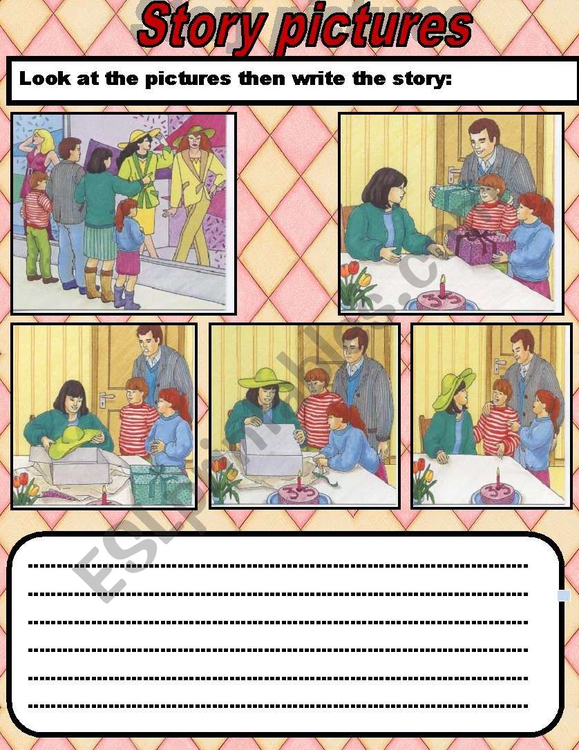 STORY PICTURES worksheet