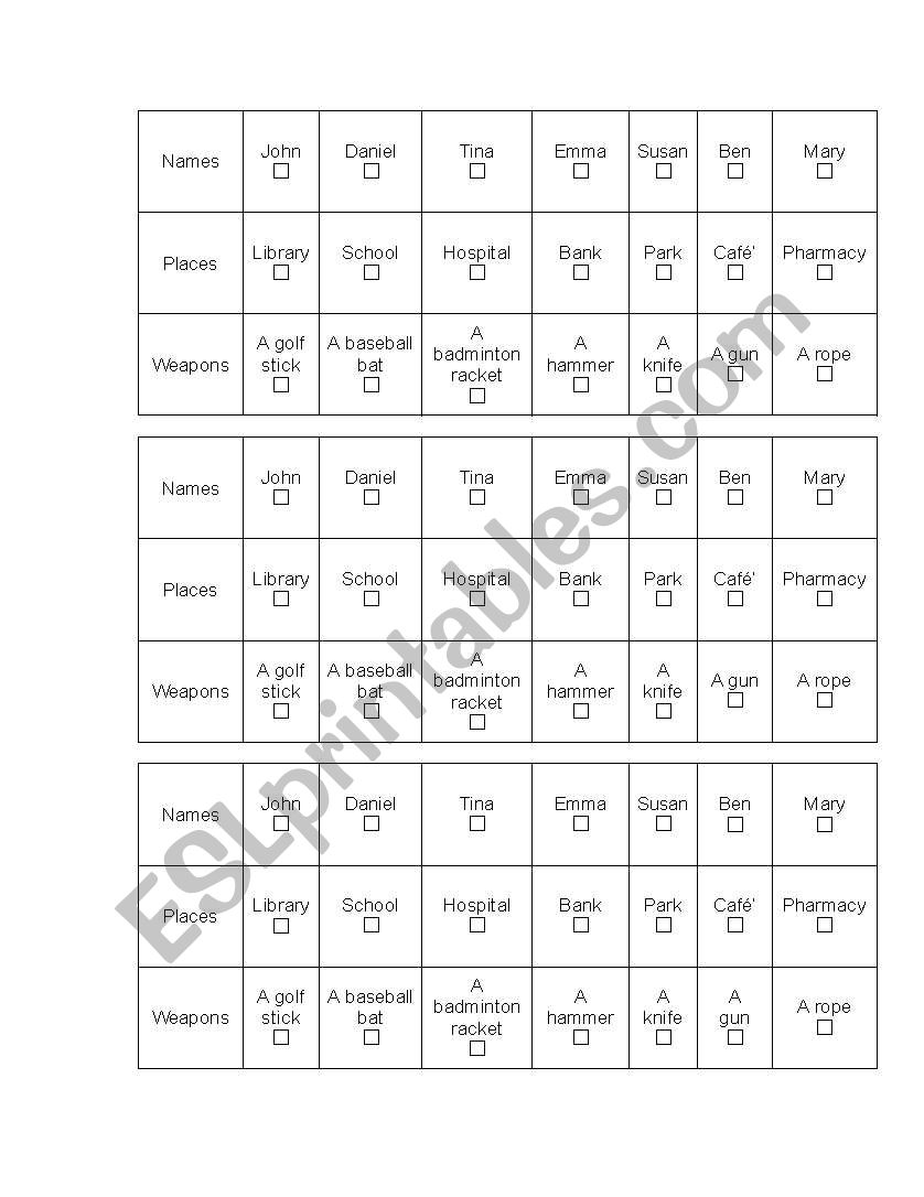 Past Continuous Tense a Fun Board Game