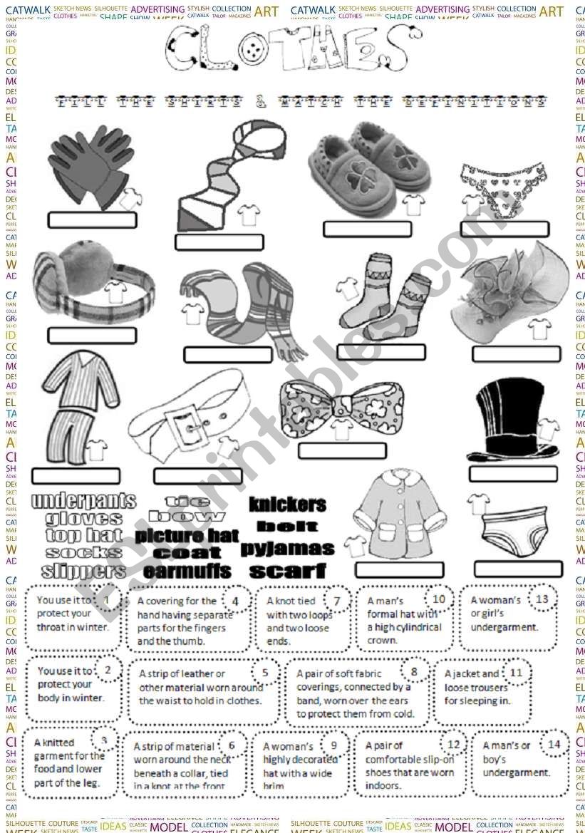 Whats being defined? worksheet
