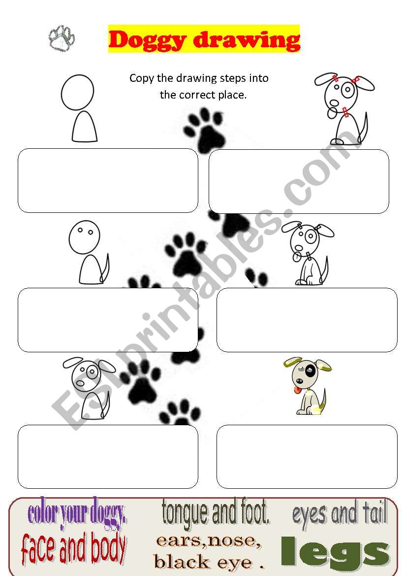draw a dog worksheet