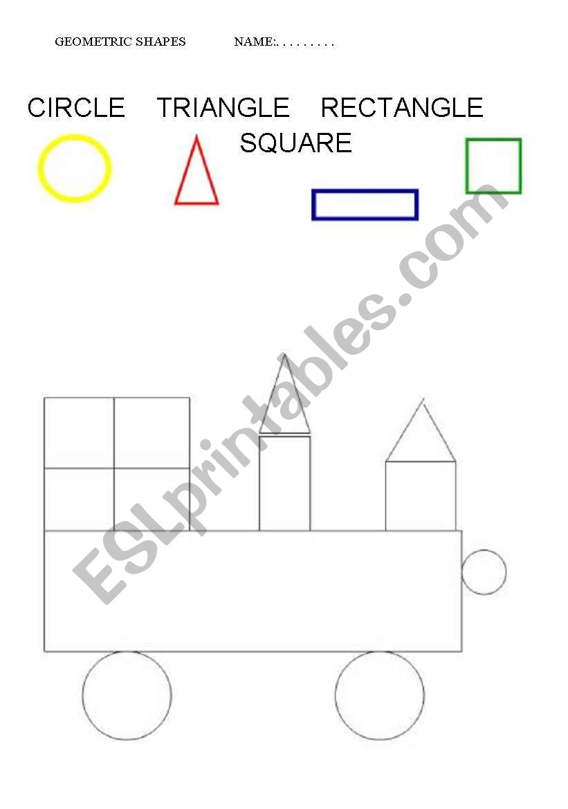 shapes worksheet