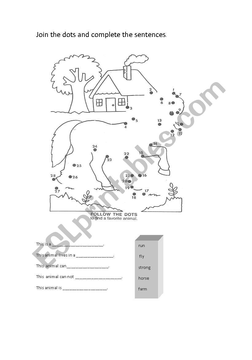 A nice animal activity worksheet