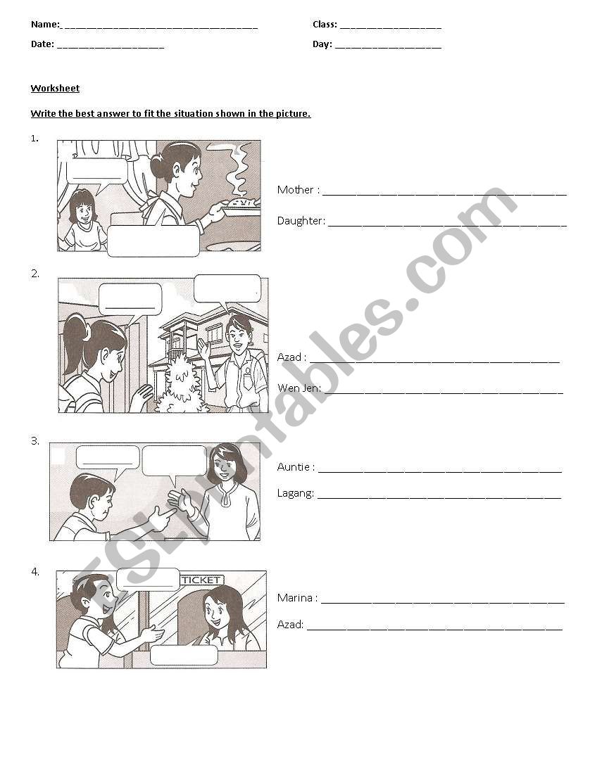 Living in harmony worksheet