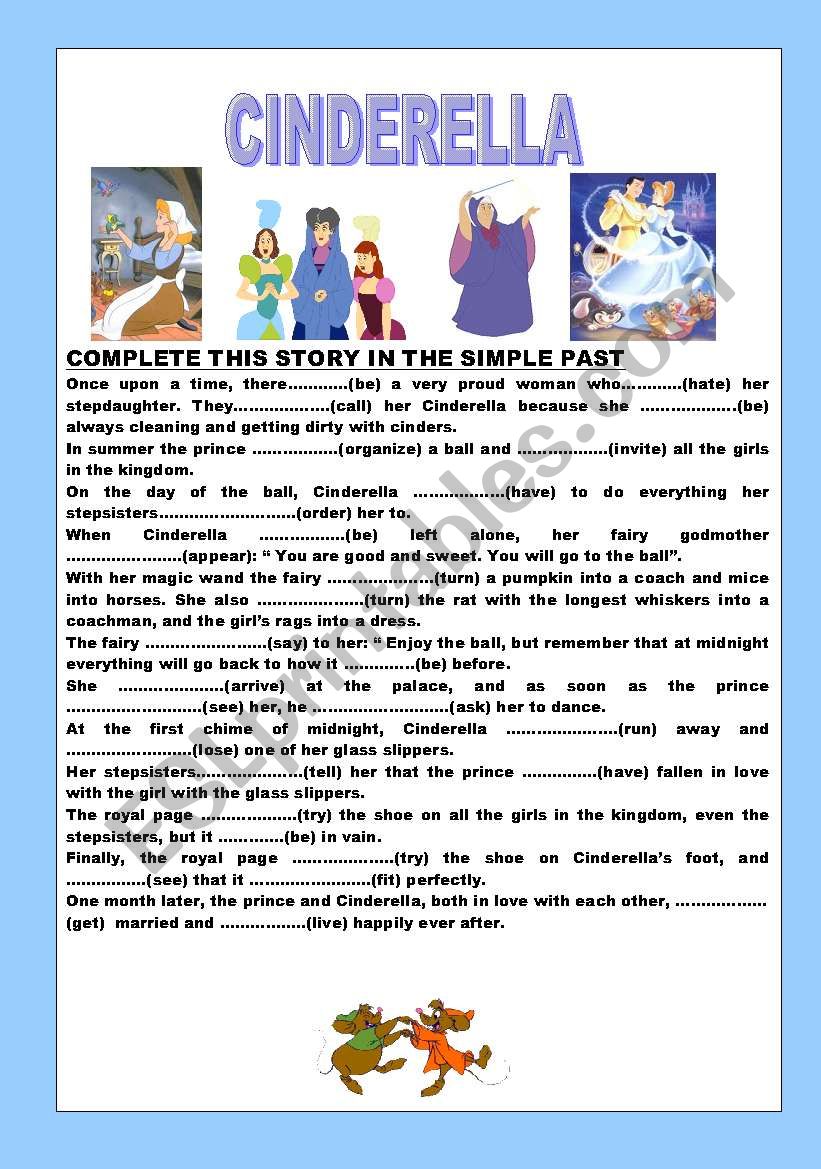 cinderella-esl-worksheet-by-tagoreluz1