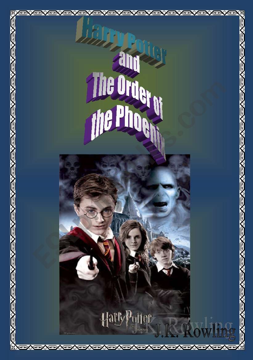 HARRY POTTER and the order of the hoenix